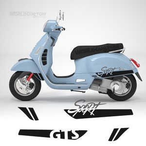 Autocollants Autocollants KIt graphique pour motos Scooter Vespa Piaggio GTS SPORT