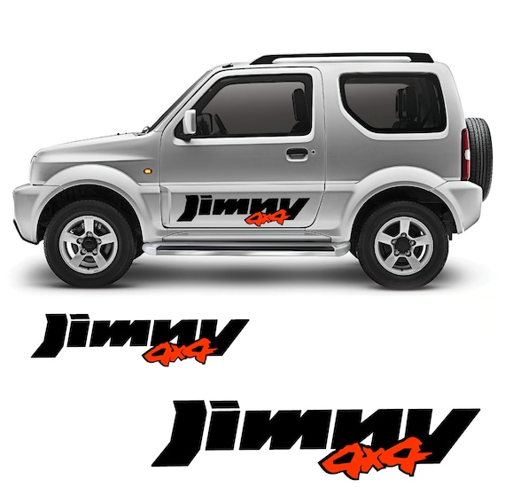 Off-road stickers Suzuki Jimny 4x4 Off Road side lettering on doors with 4x4