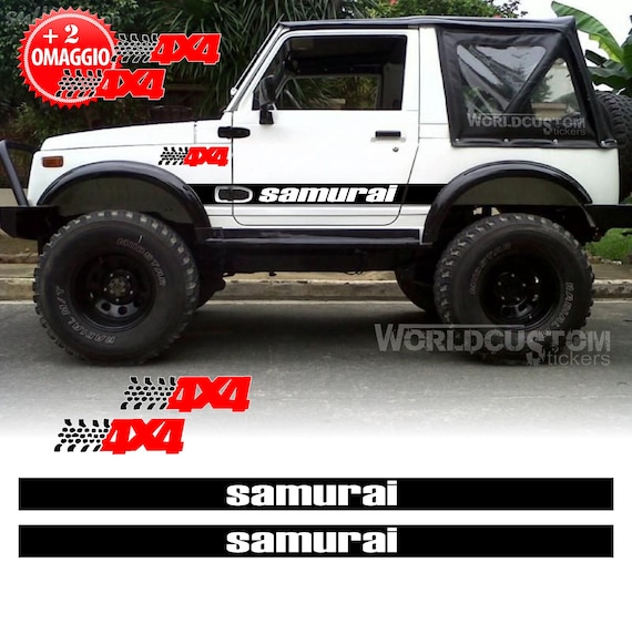Off-road stickers Suzuki Samurai door bands + 2 4x4 free