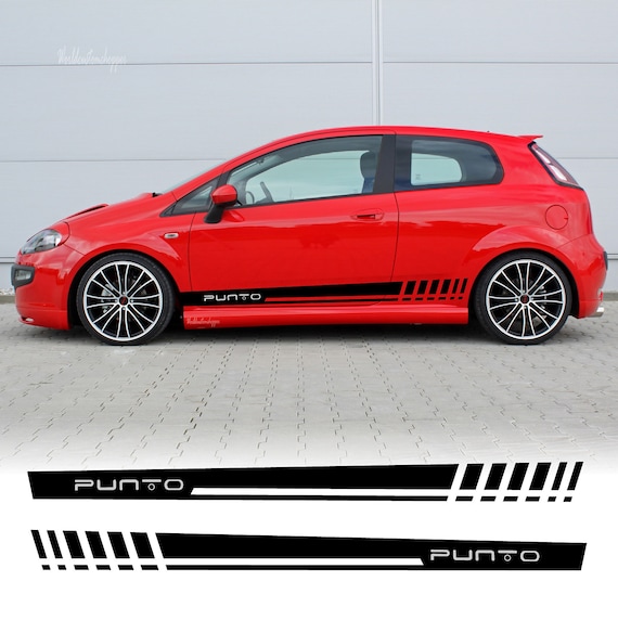 Fiat Grande Punto Side Stripes Auto Tuning Sport Abarth Stickers