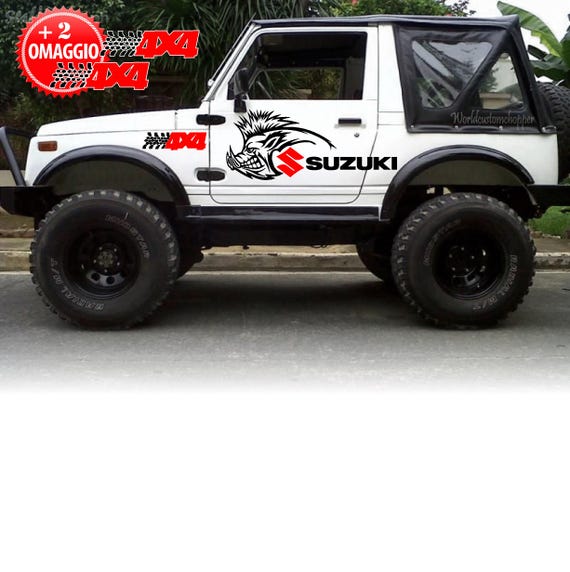 Stickers Stickers off-road Suzuki Samurai Santana off road +4 x 4 Free