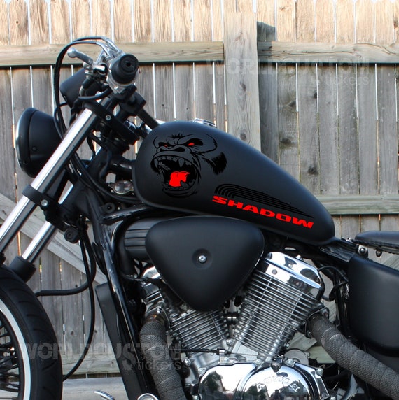 Angry kong graphic stickers for Honda Shadow motorbike Custom Bobber motorbikes