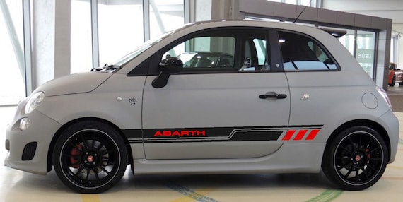 Stickers Stickers Bands for Fiat 500 Abarth Tuning Sport Racing