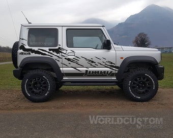 Adesivi Stickers in Kit Grafica astratta per modello Fuoristrada Suzuki Jimny Pro 4wd