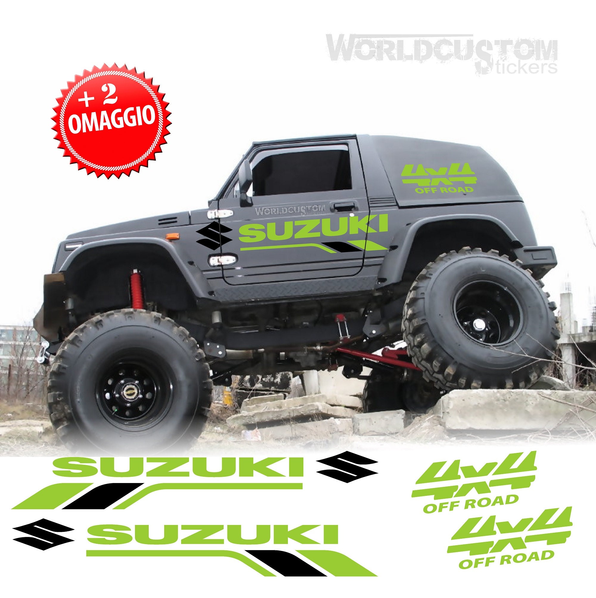 Suzuki Samurai Aufkleber Kit