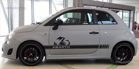 Stickers Side Bands Scorpion for Fiat 500 Abarth Auto tuning Sport