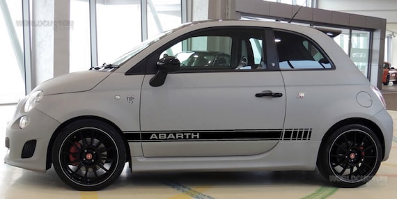 Stickers Stickers Fiat 500 Side Strips Under Door Fiat Abarth Tuning Sport