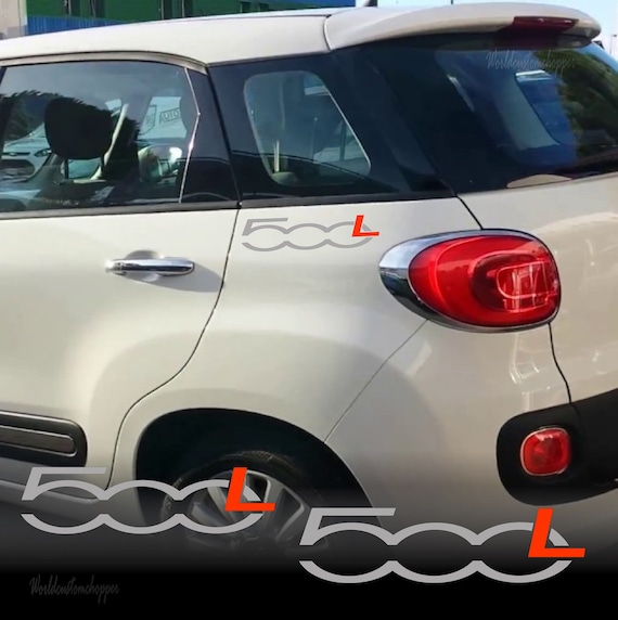 Rear side bodywork stickers for Fiat 500 L Auto Tuning