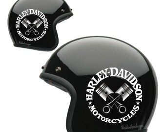 thumbnail image 2 of Pirate Skull Motorcycle Helmet Sticker Decal - Black - Car / Bike Accessory 2 of 6