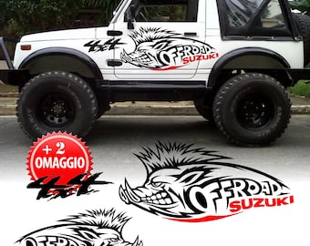 Stickers Off-road Graphics Suzuki Samurai Santana off road +4 x 4 Free