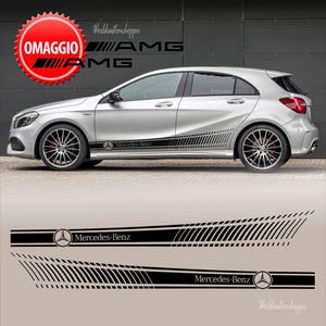 Zijbandenstickers compatibel met Mercedes Benz AMG Klasse A 180 200 250