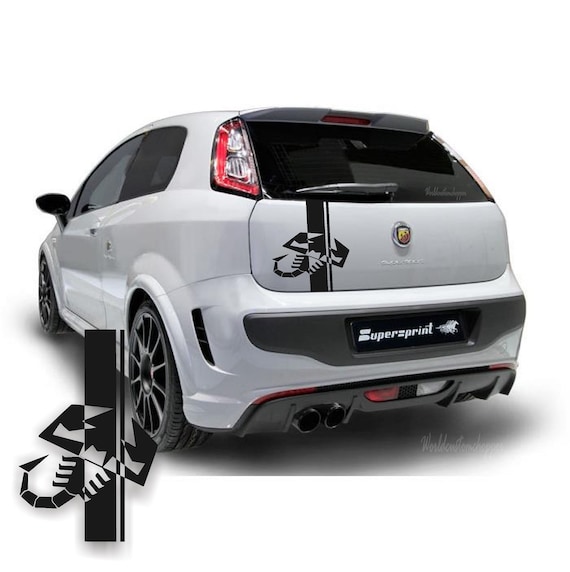 Fiat Grande Punto Fascia Scorpio Trunk Stickers Auto Tuning Sport