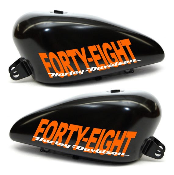 2 Worldcustom Motorcycle Stickers Compatible With Harley Davidson