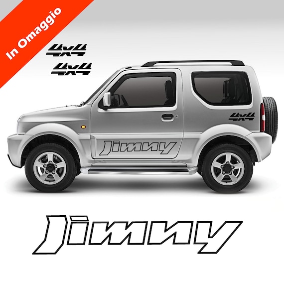 Suzuki Jimny 4x4 Off Road side door stickers + free stickers