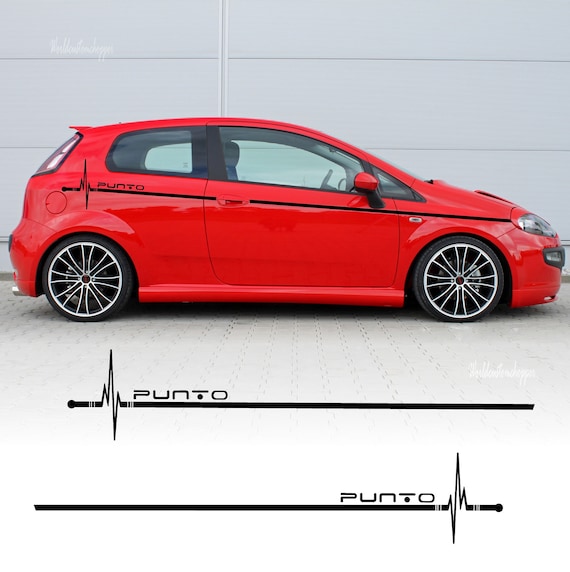 Stickers Stickers Fiat Grande Punto Upper side bands Cardio Auto tuning