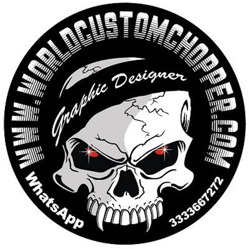 Autocollants 3D Protection Réservoir Moto - Style Skull Poker Compatible