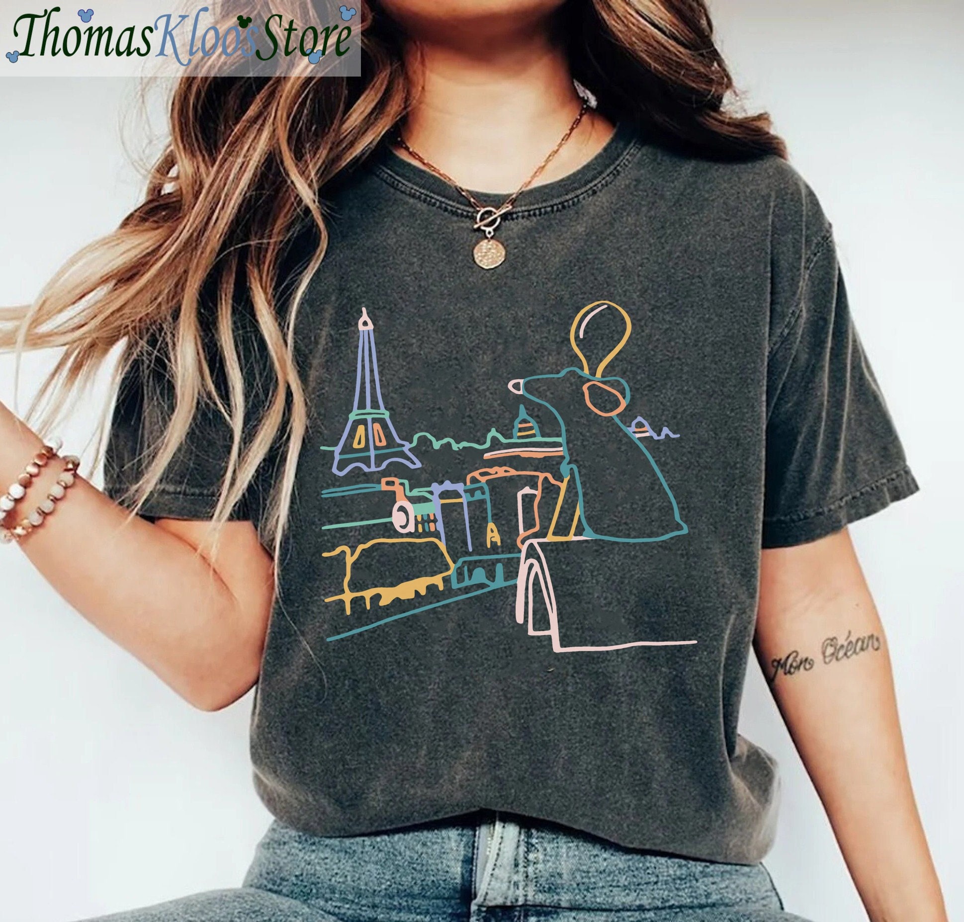 Vintage Ratatouille Line Shirt, Remy Ratatouille shirt
