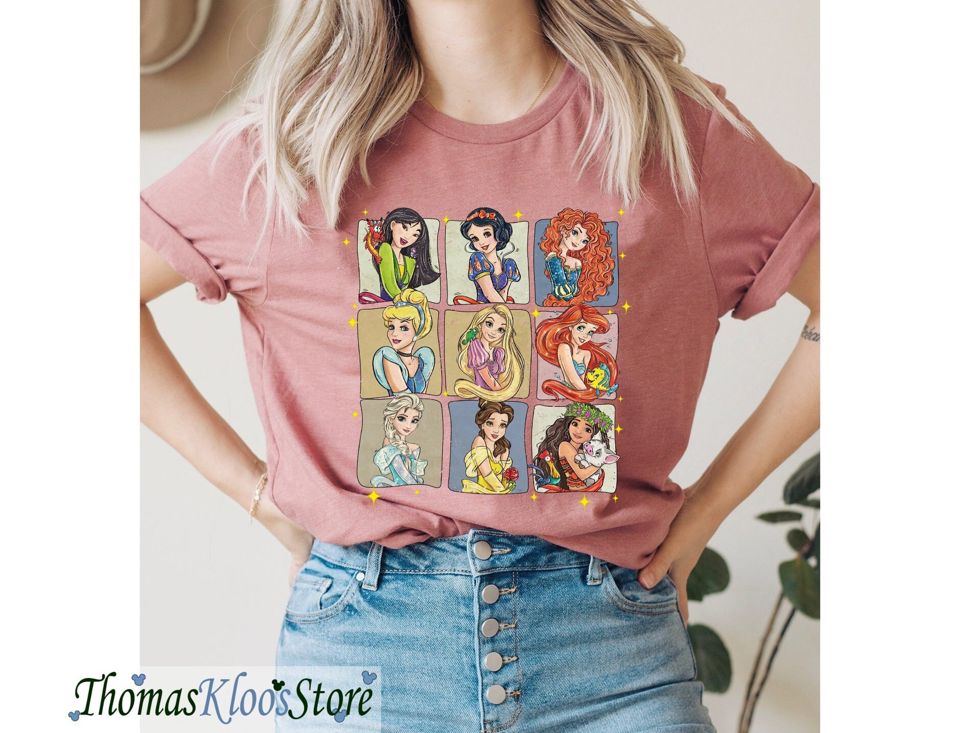 Vintage Disney Princess Sweatshirt Retro Princess Hoodie Etsy