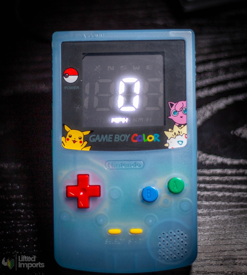 Gameboy Color Speedometer Gameboy Speedometer Custom Order - Etsy