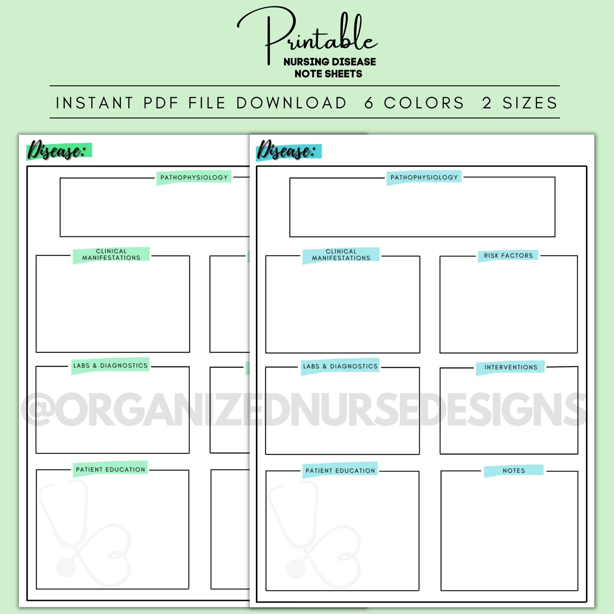 med-surg-nursing-notes-template-nursing-student-nurse-nursing-school-concept-map-nursing-planner-nclex-nurse-templates-etsy for Free Printable Nurses Notes Template Med Surg Nursing Notes Template | Nursing Student | Nurse | Nursing School | Concept Map | Nursing Planner | NCLEX | Nurse Templates - Etsy for Free Printable Nurses Notes Template