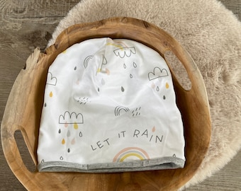 Beanie KU 45-47 Let it rain Regenbogen