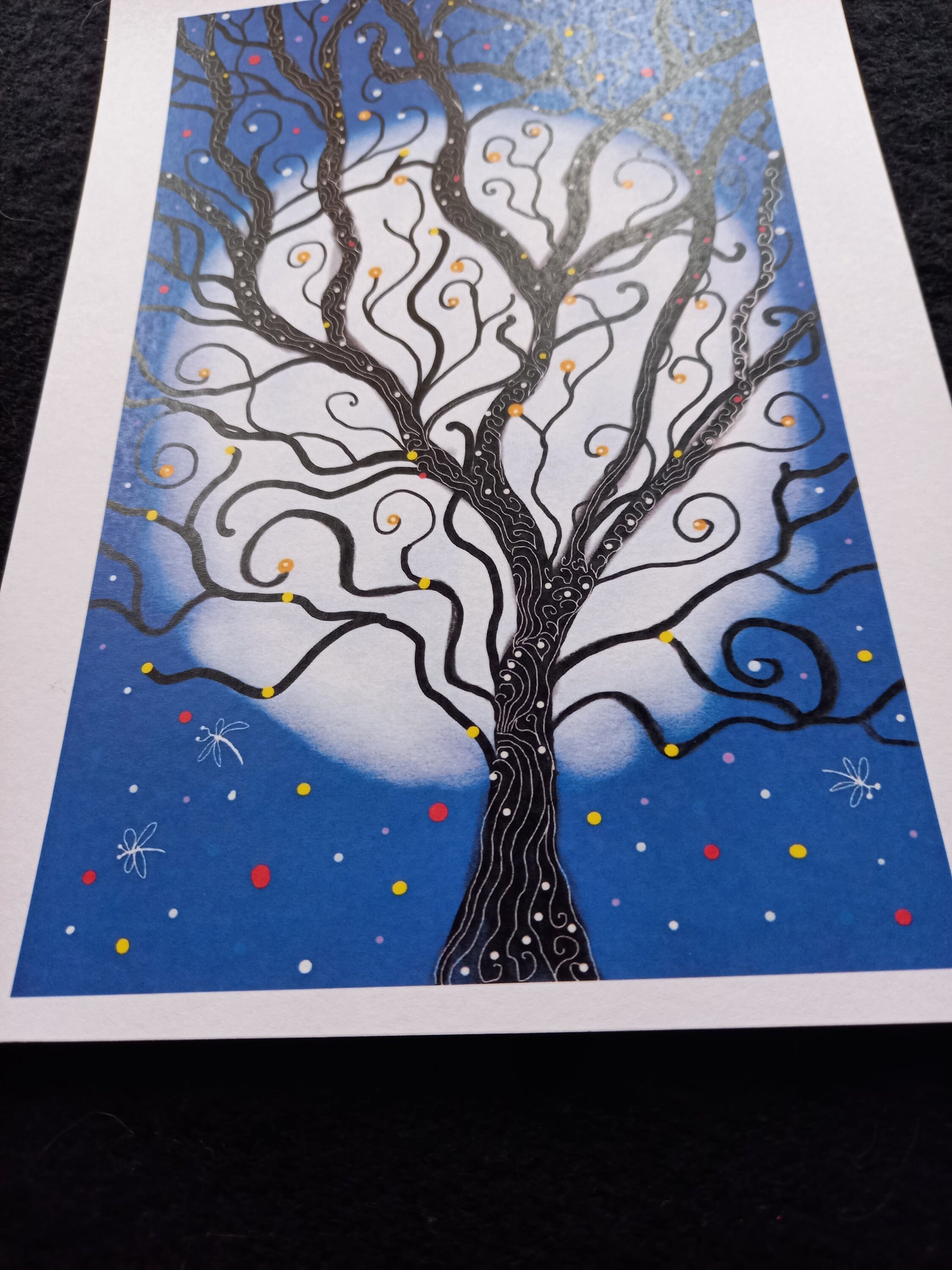 Art Print Moon Tree Wall Decor Wall Art Tree Art Etsy