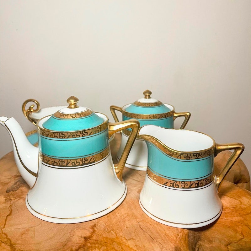 Art Deco Tea Set - Etsy