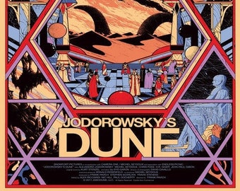 Jodorowsky's Dune Classic Movie Large CANVAS A0 A1 A2 A3 A4 Sizes 