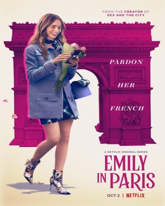 Emily in Paris Poster Cm. 30 X 40 | Etsy