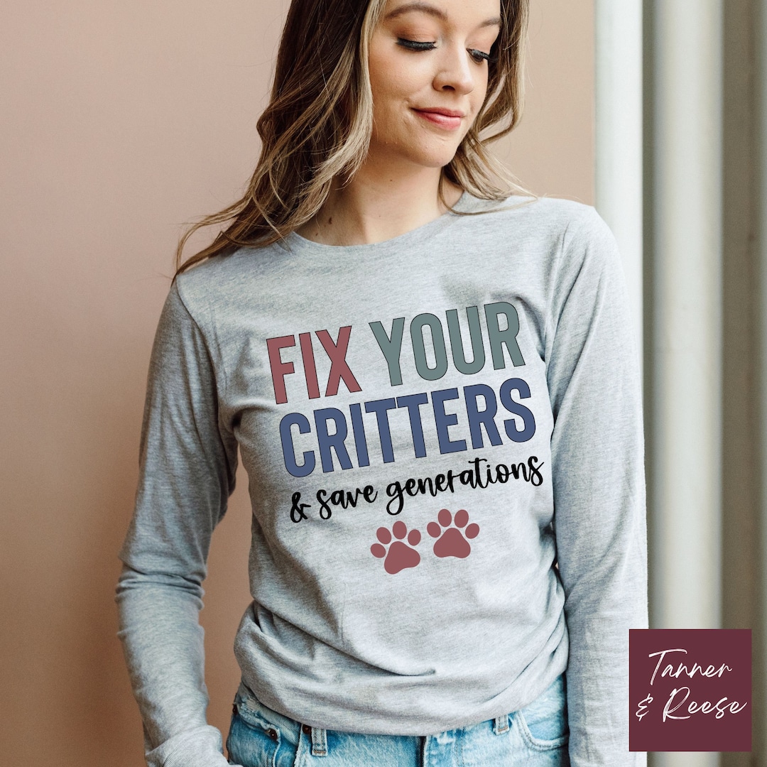 Spay Neuter Shirts Spay and Neuter Cat Rescue Shirt Dog Rescue Etsy