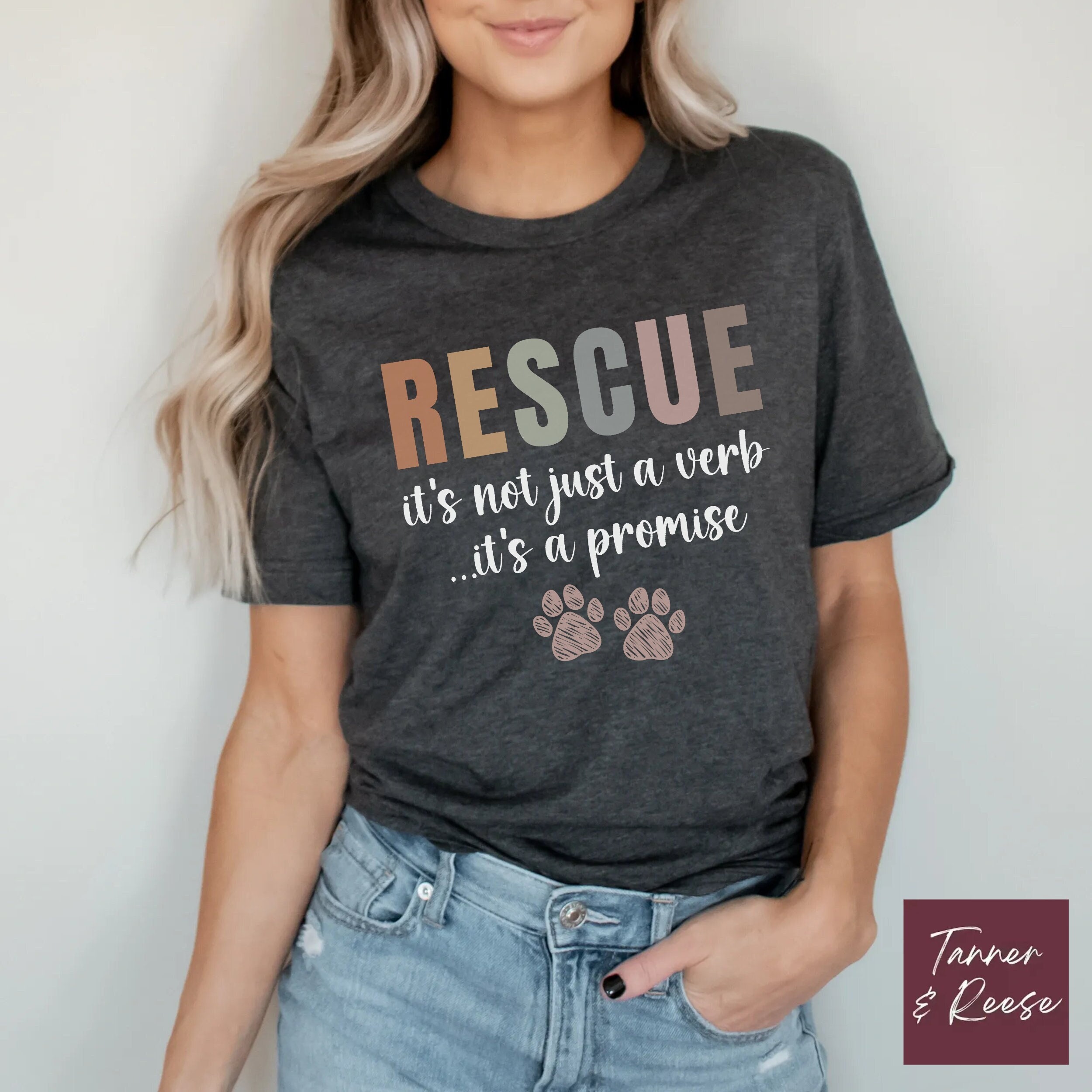 Animal Rescue Shirts Dog Rescue Shirt Cat Rescue Shirt Feral Cat Rescue