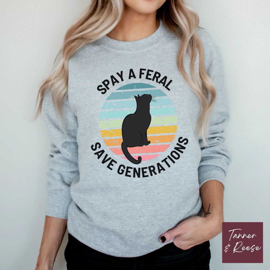 Feral Cat Rescue Shirts Save Feral Cats Save Kittens TNR Feral Etsy
