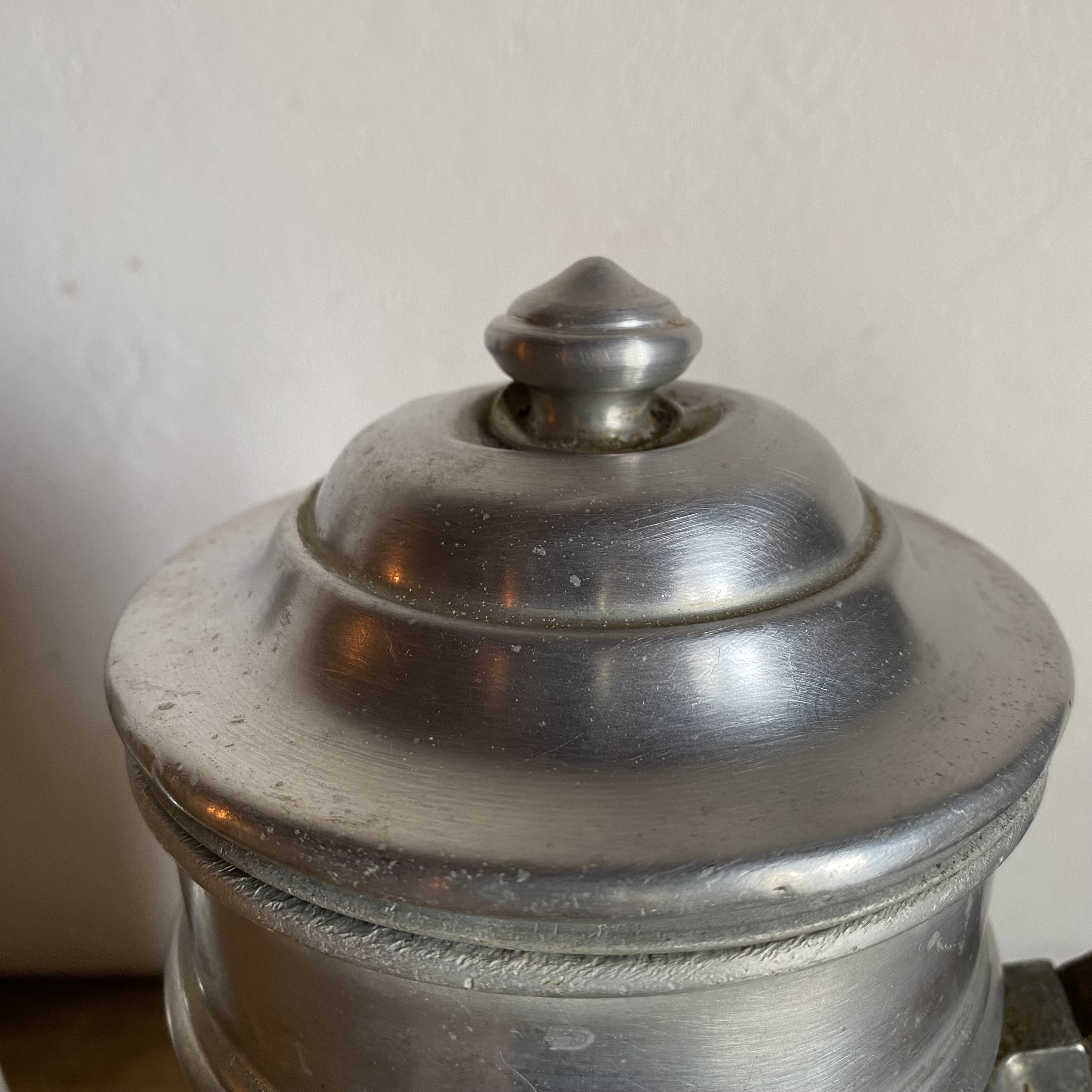 Cafetière Tournus Aluminium + Bakélite Vintage Années 40-50