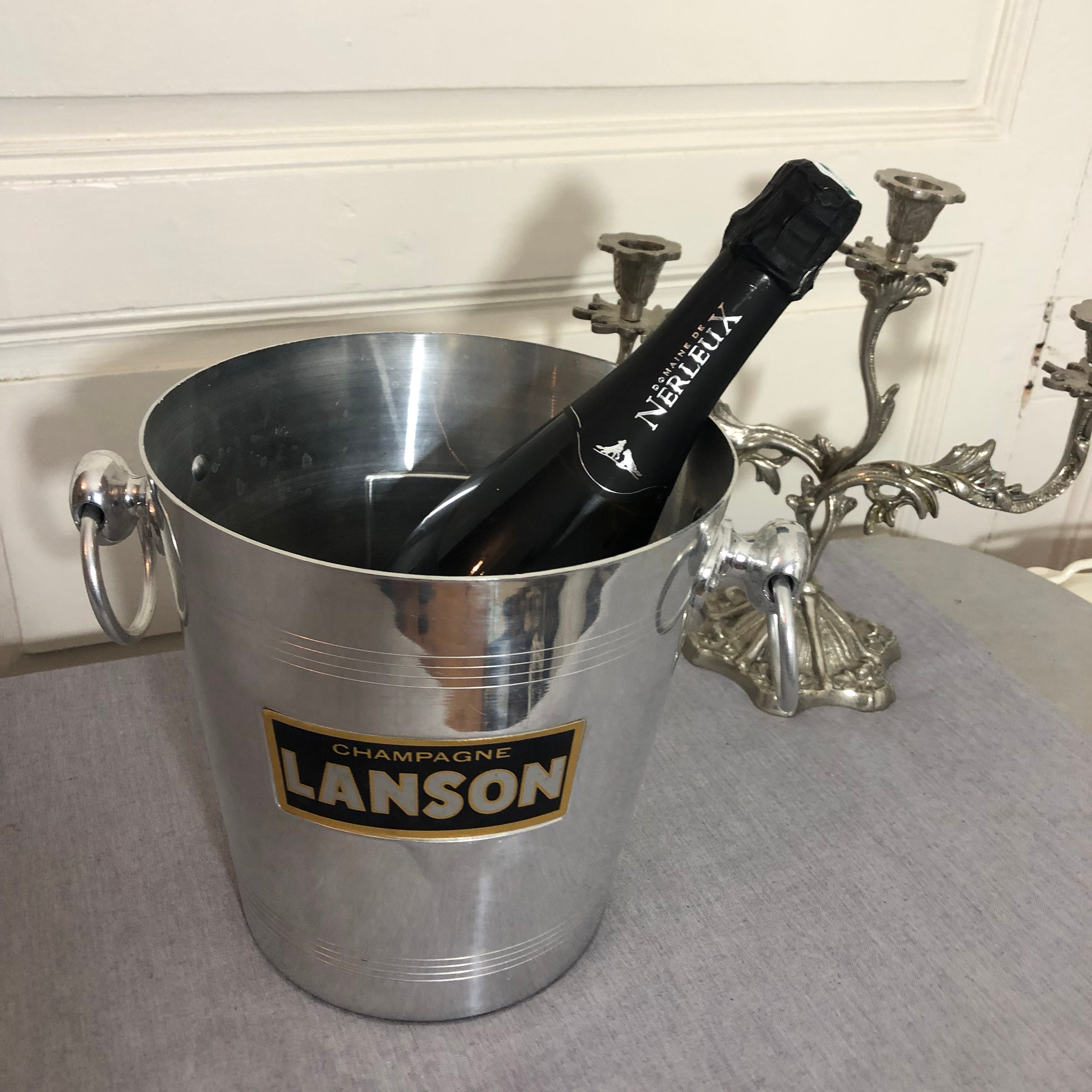 Lanson Champagne Bucket French Vintage Ice Bucket Wine Etsy
