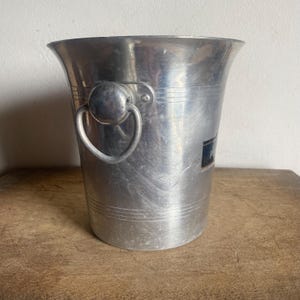 Seau à Champagne Métal Léger – Vintage Besserat Bellefont Argit Epernay – Collection