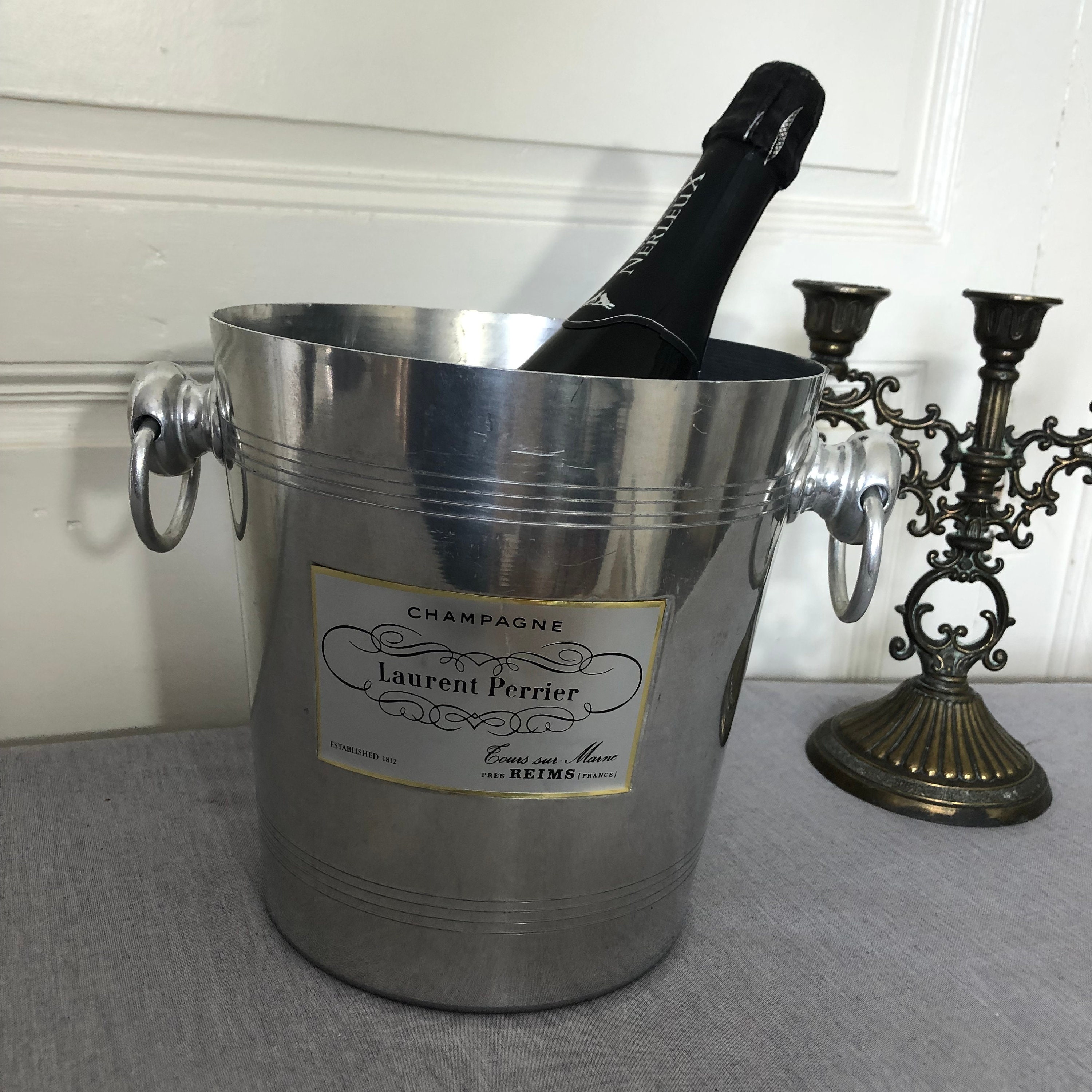 Laurent Perrier Seau à Champagne, Seau Glace Millésimé Français, Refroidisseur Vin