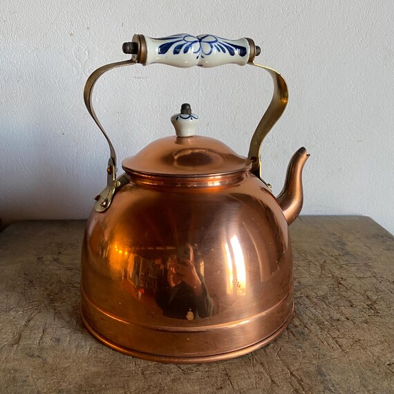 brass retro water kettle