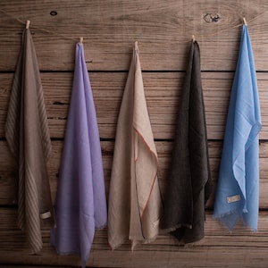 Large men&#39;s scarf in pure cashmere, woven with refinement, a gift that lasts - Luxuriously soft & warm Mongolian cashmere scarf