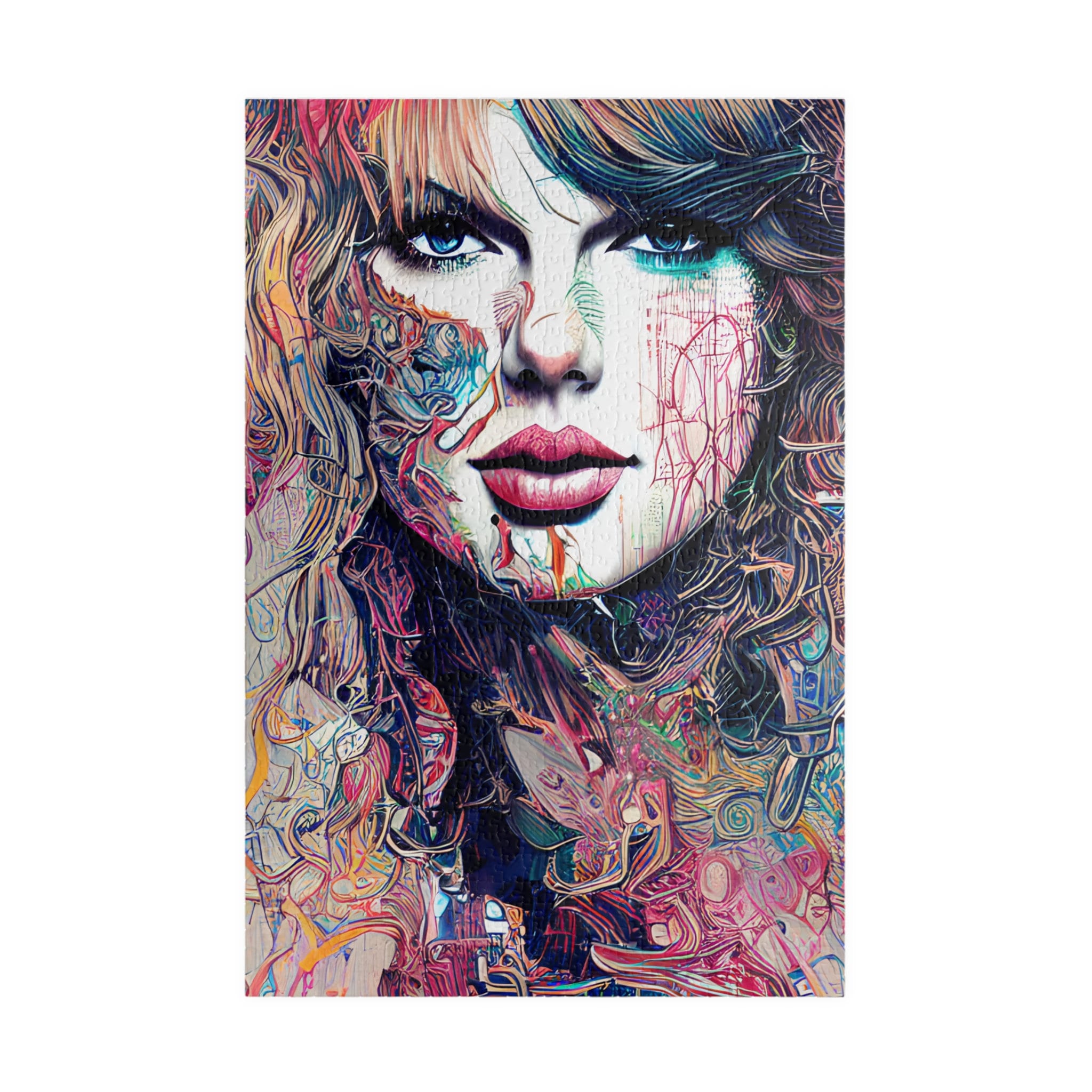 Taylor Swift 4 Mock Jigsaw Puzzle – CA Go Canvas