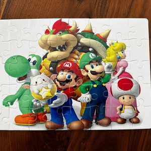 Super Mario 3D Jigsaw Puzzle, Yoshi, Fire Mario