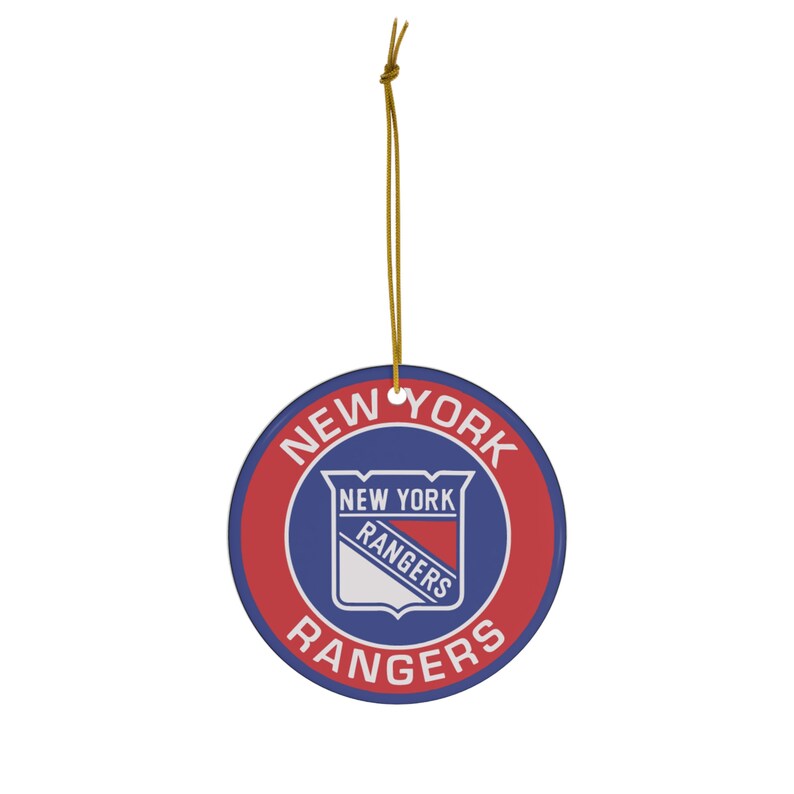Ny Rangers Christmas Ornament 