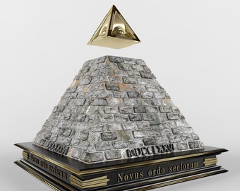 3D Pyramid STL Model for 3D Printing