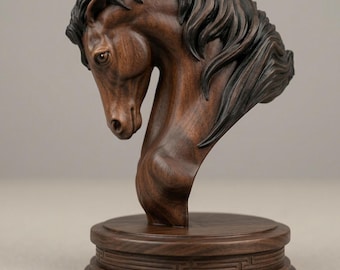 Modèle 3D de tête de cheval : fichier d'impression numérique