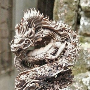modello di drago cinese in miniatura stl, file di disegno del drago cinese stl 3D, stl per la stampa, stampante 3D-macchina per la stampa, stampante digitale, stampante 3D