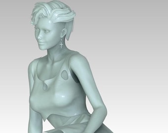 Archivo STL del modelo 3D de mujer: Diseño para impresión digital