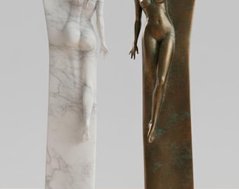 Woman Figure STL Model: 3D Printer File
