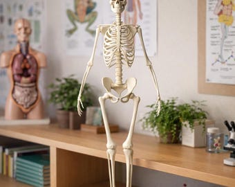 Human Skeleton Anatomical Model STL for 3D Printing - Scientific Educational Decor File