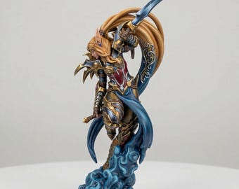 3D Warrior Woman STL Model for 3D Printing