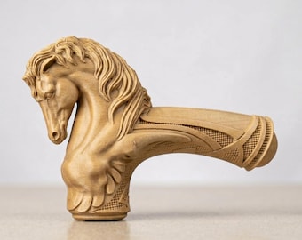 Modèle 3D de sculpture sur bois de cheval : fichier STL pour impression 3D