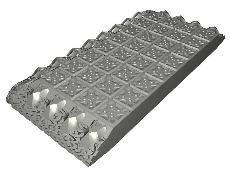 3D Model 3d Stl Chess Board Drawing File stl for Priting 3d Printer and